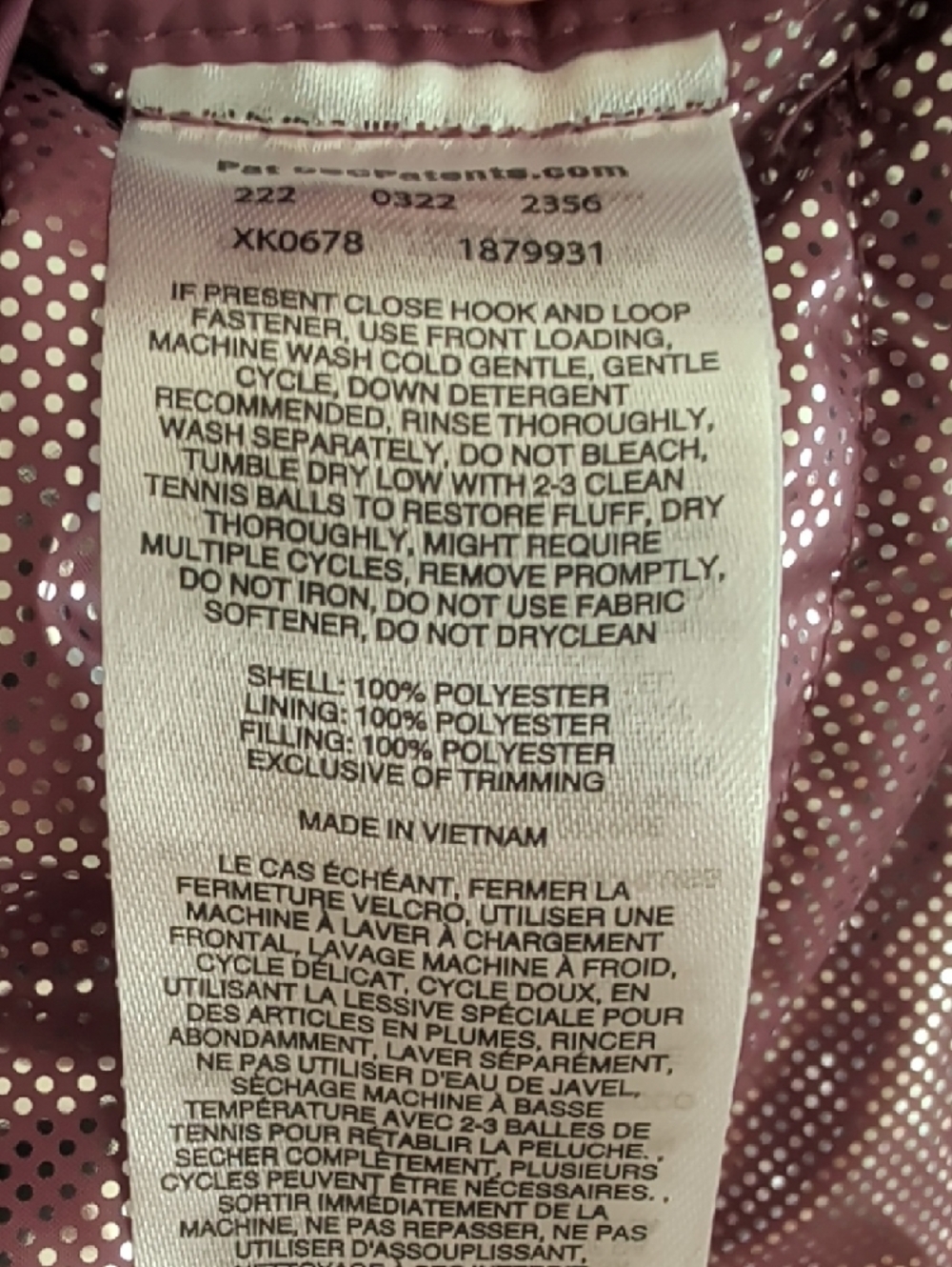 Columbia Omni Heat Jacket Mauve EUC - Picture 8 of 10